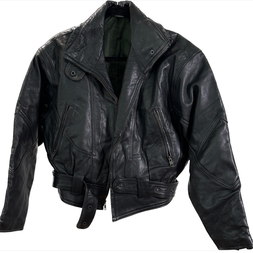 Vintage genuine leather European jacket